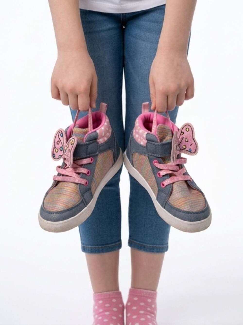 Disney Junior Minnie Mouse Unicorn Magic High-Top Sneakers